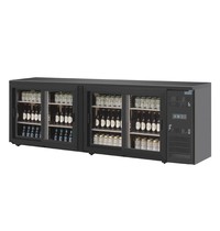 Polar U serie bardisplay 288 flessen | 698L | Met 4 zelf sluitende deuren | Geforceerd | 230V | 2542x513x860(h)mm Polar U serie bardisplay 288 flessen | 698L | Met 4 zelf sluitende deuren | Geforceerd | 230V | 2542x513x860(h)mm
