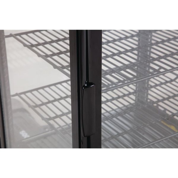 Koelvitrine | 68L | Zwart | +2°C/+12°C | 4 Niveaus | 428x386x885(h)mm
