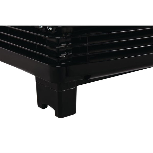 Koelvitrine | 86L | Zwart | +2°C/+12°C | 4 Niveaus | 429x425x980(h)mm