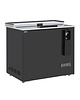 Polar Koelkist met Werkblad | Zwart | 279L | Flesopener + Opvangbak | +2°C/+8°C (Statisch + Ventilator) | 2 Schuifdeksels (Dicht) | 935x687x888(h)mm 