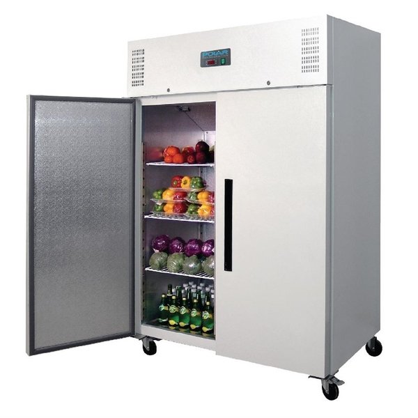 Koelkast | G-SERIE | 1200L (2/1 GN) | Wit | -2°C/+5°C | Statisch + Ventilator | Wielen (Geremd) | 1340x815x2000(h)mm