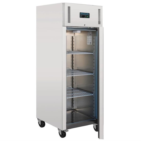 Koelkast | 650L | RVS | +2°C/+5°C | Geforceerd | 0.35kW | Wielen (Geremd) | 745x835x2010(h)mm