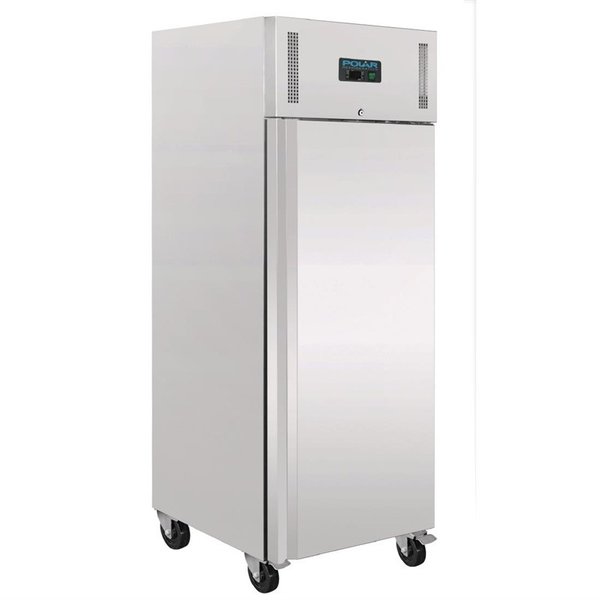 Koelkast | 650L | RVS | +2°C/+5°C | Geforceerd | 0.35kW | Wielen (Geremd) | 745x835x2010(h)mm
