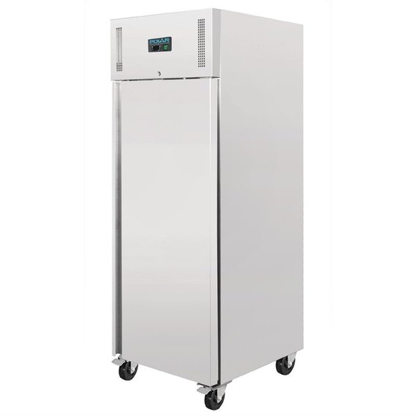 Koelkast | 650L | RVS | +2°C/+5°C | Geforceerd | 0.35kW | Wielen (Geremd) | 745x835x2010(h)mm