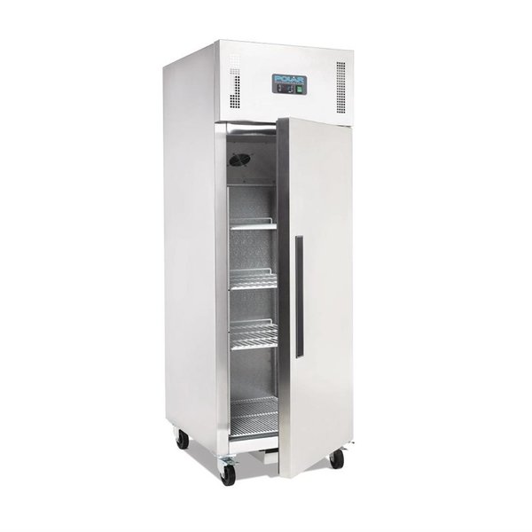 Koelkast | 600L (2/1 GN) | RVS | -2°C/+5°C | Statisch + Ventilator | Wielen (Geremd) | 680x815x2000(h)mm