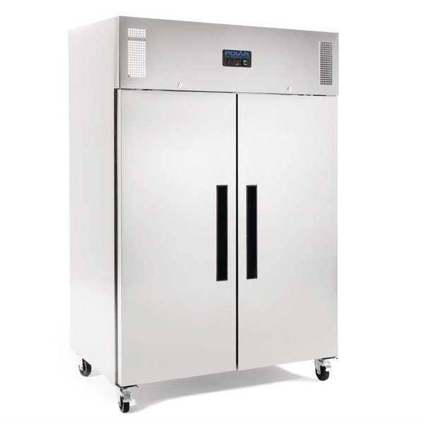 Vrieskast | G-SERIE | 1200L | RVS | -10°C/-20°C | Statisch + Ventilator | Wielen (Geremd) | 1345x815x2000(h)mm