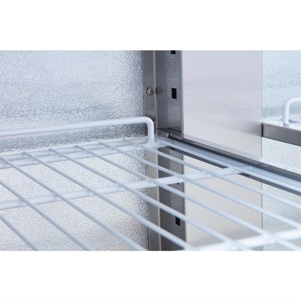 Vrieskast | G-SERIE | 1200L | RVS | -10°C/-20°C | Statisch + Ventilator | Wielen (Geremd) | 1345x815x2000(h)mm