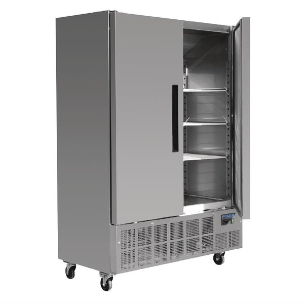 Koelkast | SLIMLINE | 960L | RVS | -2°C/+5°C | Statisch + Ventilator | Wielen (Geremd) | 1340x710x2000(h)mm