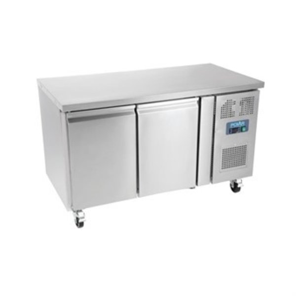 Koelwerkbank | 282L | 2 Deuren (1/1 GN) |  -2°C/+5°C | Geventileerd | 1360x700x860(h)mm