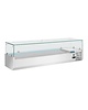 Polar Opzetkoelvitrine | 5x 1/3 GN & 1x 1/2 GN | +2°C/+8°C | 1500x395x435(h)mm 
