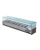 Polar Opzetkoelvitrine |  8x 1/3 GN | +2°C/+8°C | 1800x395x435(h)mm 