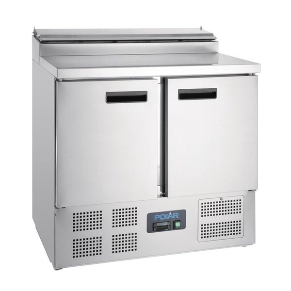 G-serie RVS gekoelde saladette | 254L | 5x 1/6 GN | 230V | 900x700x1010(h)mm