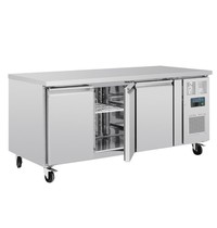 Polar Koelwerkbank | 634L | 3 Deuren (EN600x400) | +2°C/+8°C | Geforceerd | 0.35kW | Wielen (Geremd) | 2020x800x860(h)mm