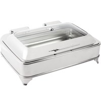 Olympia Rechthoekige elektrische chafing dish | 8L | Met pan | 590x455x250(h)mm Olympia Rechthoekige elektrische chafing dish | 8L | Met pan | 590x455x250(h)mm
