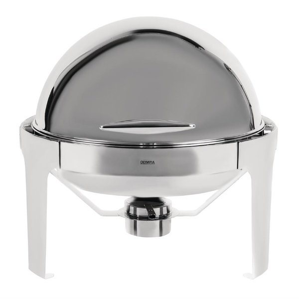 Paris ronde chafing dish rolltop | 6L | Compleet met oa. een waterpan - voedselpan | 520x480x450(h)mm