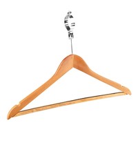 Bolero Houten anti-diefstal garderobehanger | 10 stuks