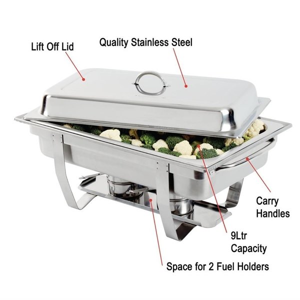 Milan chafing dish set | GN 1/1 | 332x590x270(h)mm
