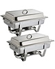 Olympia Milan chafing dish set | GN 1/1| 2 stuks | 332x590x270(h)mm 
