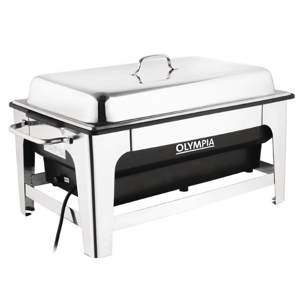 Elektrische RVS chafing dish | 13,5L | 230V | 1/1 GN | 638x347x362(h)mm