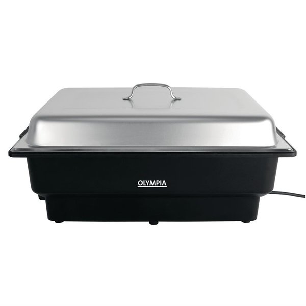 Elektrische RVS chafing dish | 13,5L | 230V | 1/1 GN | 638x347x362(h)mm