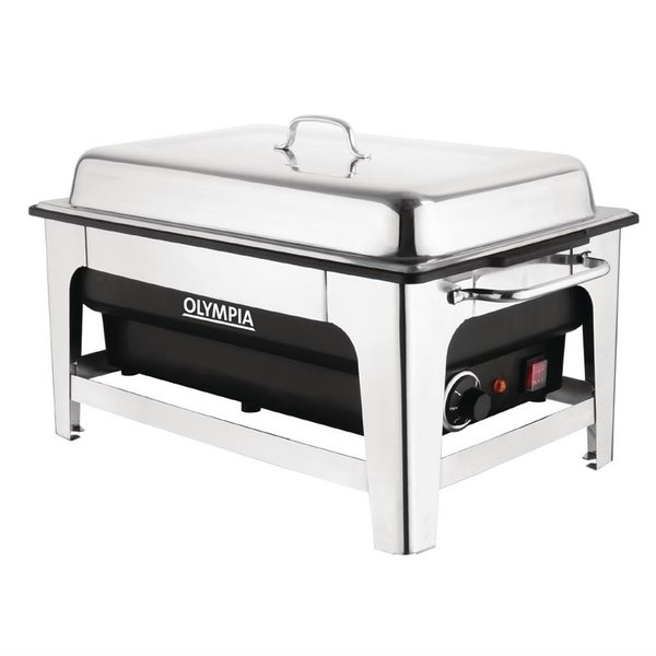 Elektrische RVS chafing dish | 13,5L | 230V | 1/1 GN | 638x347x362(h)mm