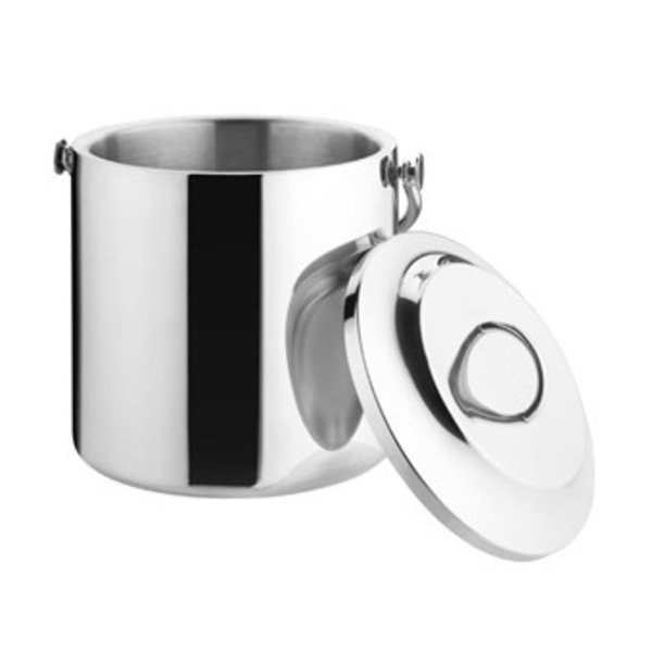 RVS ijsemmer met deksel | 3,3L | 23(h) x 18(Ø)cm