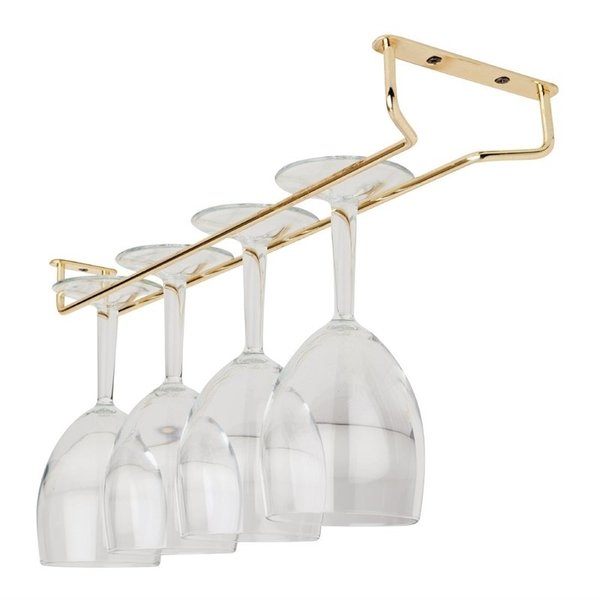 Glasrek | Gepolijst Messing | Lengte 410mm