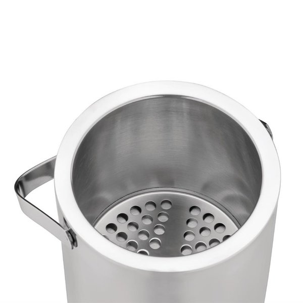 Ijsemmer met deksel en tang | 1,23L | 15(h) x 14(Ø)cm