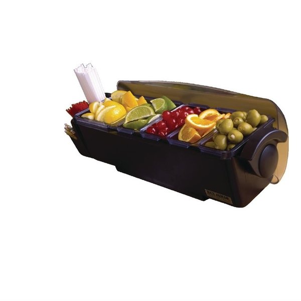 Garneercenter 5 compartimenten | 4,4L | 585x155x155(h)mm