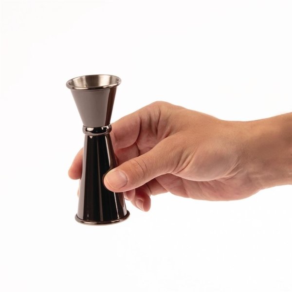 Barmaatje zwart 2,5cl en 5cl | 9,5(h) x 3,9(Ø)cm
