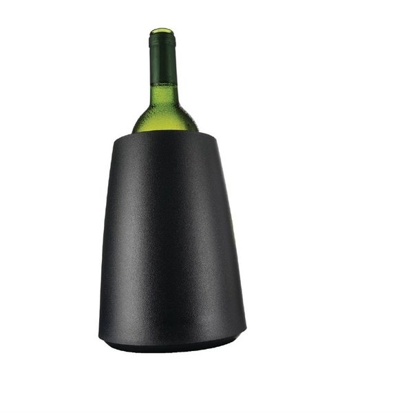 Ice wijnkoeler RVS zwart |  20,8(h) x 15,5(Ø)cm