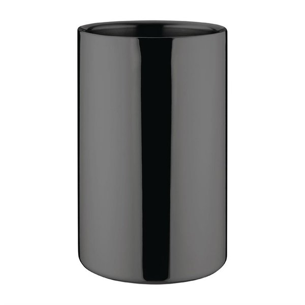 Wijnkoeler zwart dubbelwandig | 2L | 19,5(h) x 12(Ø)cm