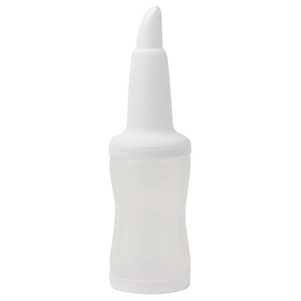 Cocktailfles kunststof wit | 1,08L | 100x100x340(h)mm