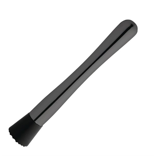 Cocktailstamper zwart | 21,2(h) x 3,4(Ø)cm
