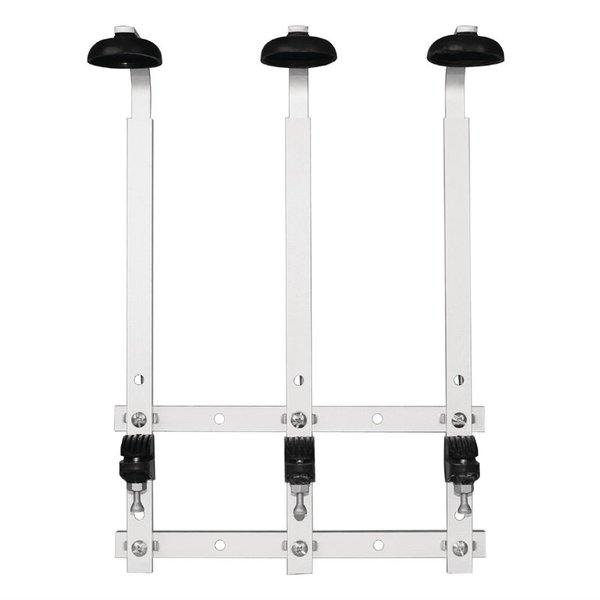 Wandmodel fleshouder | Voor 3 flessen tot 1L | 24,5(b) x 32(d)cm