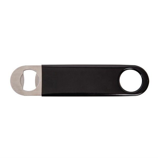 Flesopener RVS met PVC handvat |  17,9(h) x 17,9(b)cm