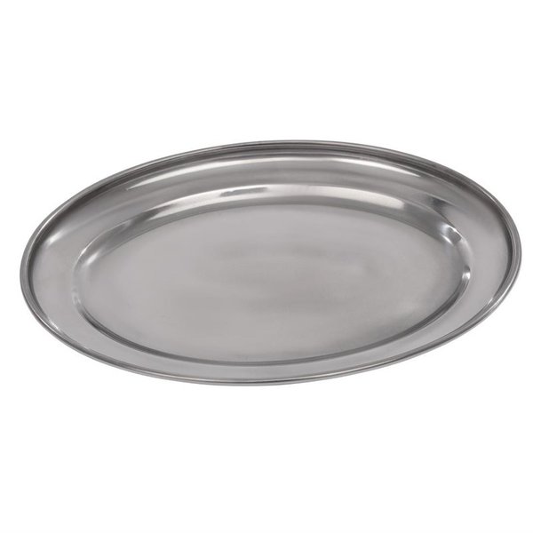 Ovale RVS serveerschaal 35cm