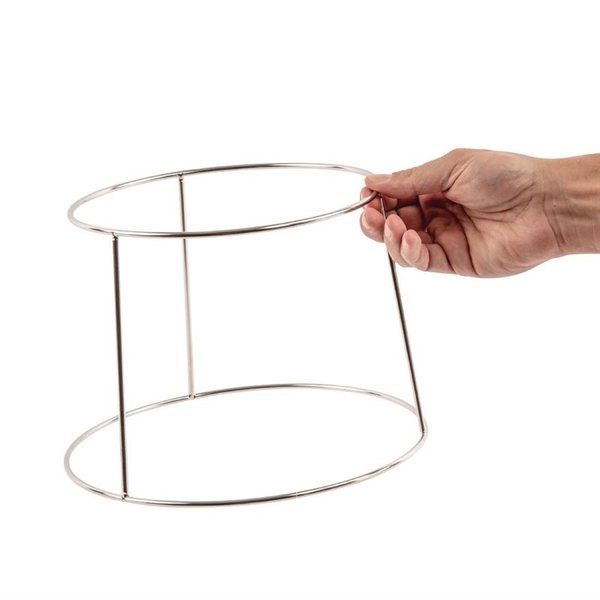 Standaard RVS voor zeevruchtenschaal C049 | 17,5(h)x21(Ø)cm