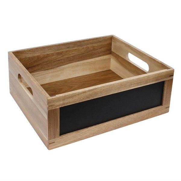 Displaykrat met krijtbord | 1/2 GN | 325x265x120(h)mm