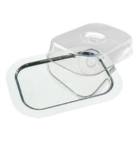 APS Rechthoekige hoogglans RVS schaal met deksel | 420x310x90(h)mm APS Rechthoekige hoogglans RVS schaal met deksel | 420x310x90(h)mm