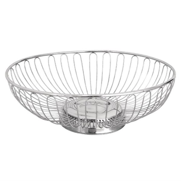 Open brood en fruitschaal RVS | 9(h) x 25,5(Ø)cm
