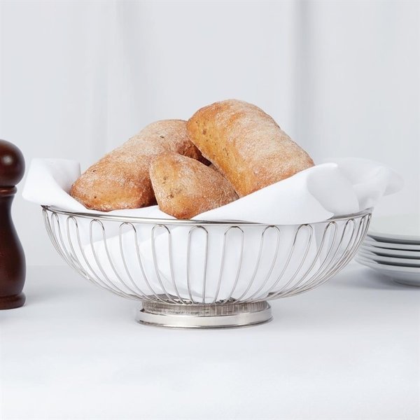 Open brood en fruitschaal RVS | 9(h) x 25,5(Ø)cm