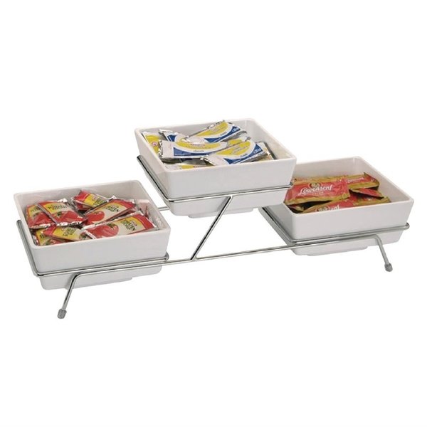 Vierkante melamine kom wit | 1,5L | 190x190x95(h)mm