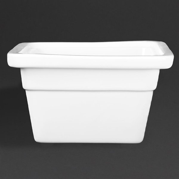Schaal | WHITEWARE | Porselein | Wit | 1/6 GN | 176x162x100(h)mm