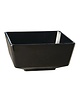 APS Vierkante melamine kom zwart | 1,5L | 190x190x95(h)mm APS Vierkante melamine kom zwart | 1,5L | 190x190x95(h)mm