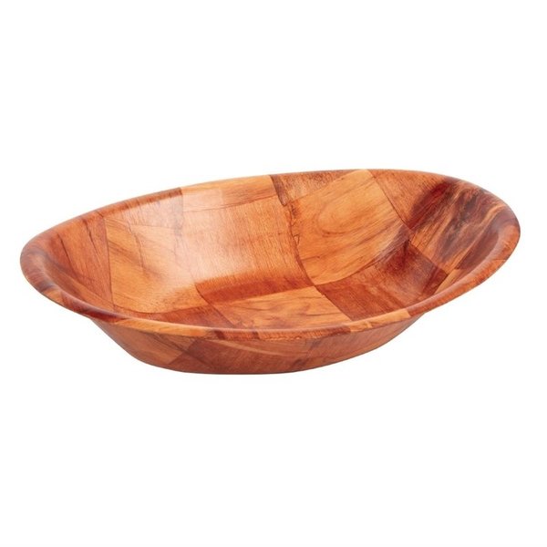 Ovale houten kom kleine | 19(b) x 25,5(d)cm