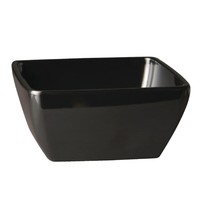 APS Vierkante melamine kom zwart | 14cl | 90x90x40(h)mm