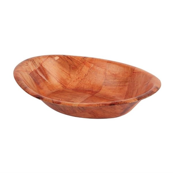 Ovale houten kom groot |  30,5(b) x 22,9(d)cm