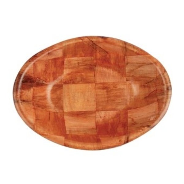 Ovale houten kom groot |  30,5(b) x 22,9(d)cm