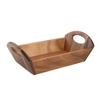 T&G Woodware Woodware acaciahouten broodschaal met handvatten | 180x310x98(h)mm